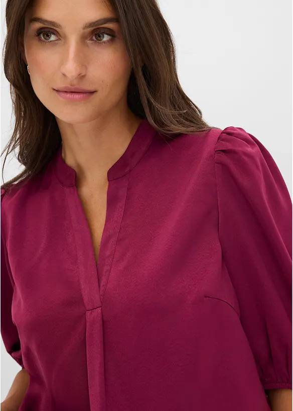 Blouse en satin fluide, bonprix