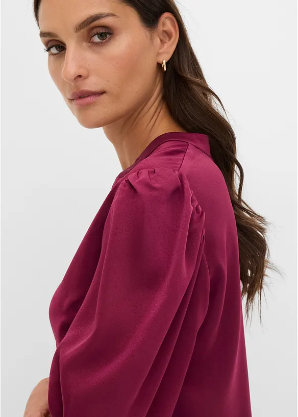 Blouse en satin fluide, bonprix