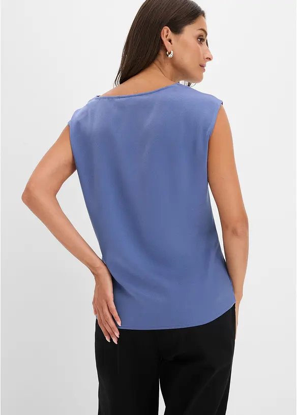 Top blouse en satin fluide, bonprix