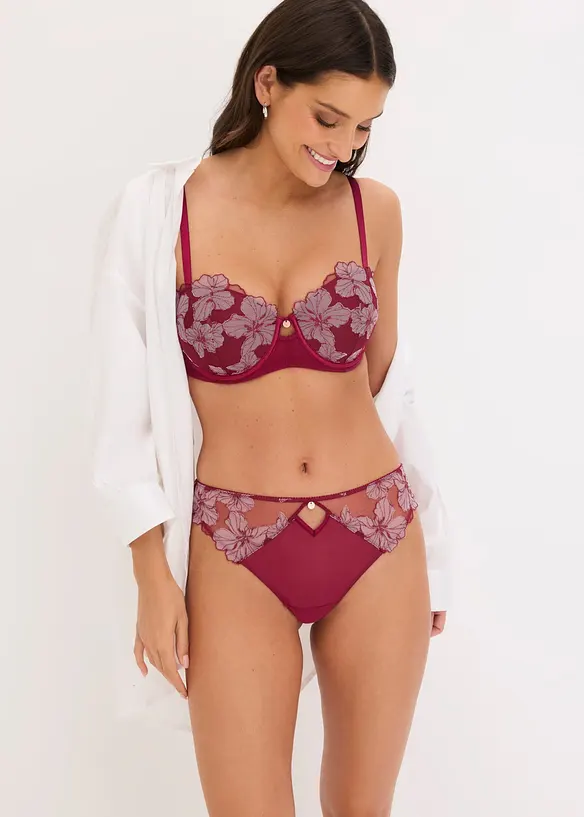 Soutien-gorge balconnet brod&eacute;, bonprix