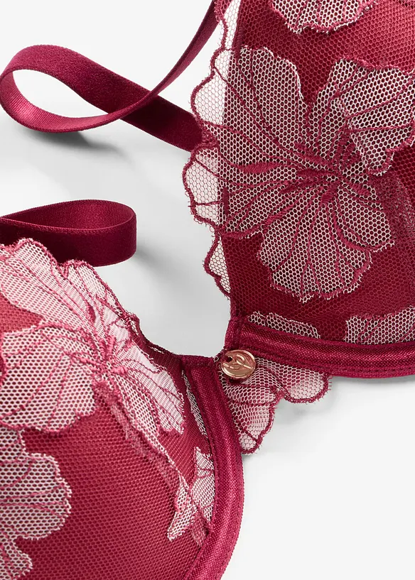 Soutien-gorge &agrave; coques avec broderies, bonprix