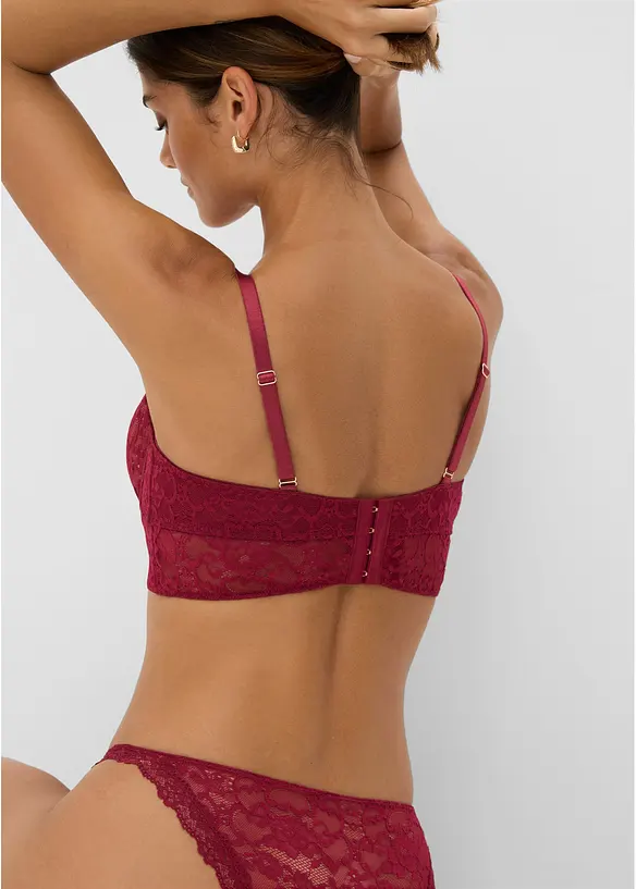 Soutien-gorge &agrave; armatures en dentelle d&eacute;licate, bonprix