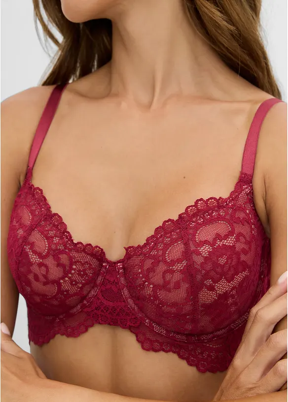 Soutien-gorge &agrave; armatures en dentelle d&eacute;licate, bonprix