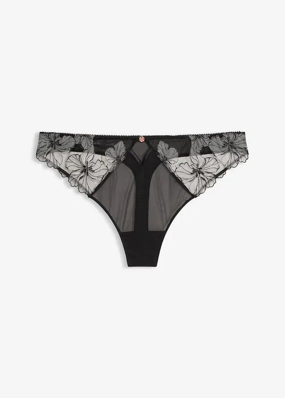 String mit edler Stickerei, bonprix