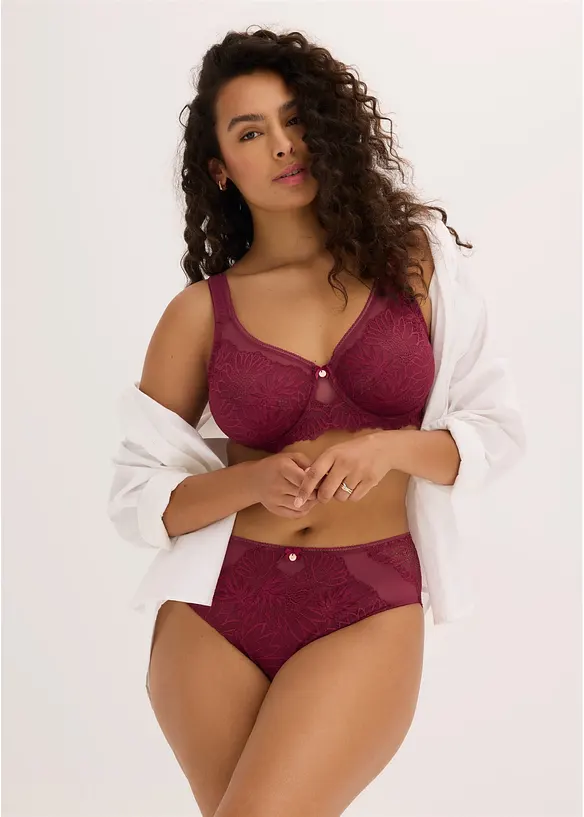 Slip maxi avec dentelle, bonprix