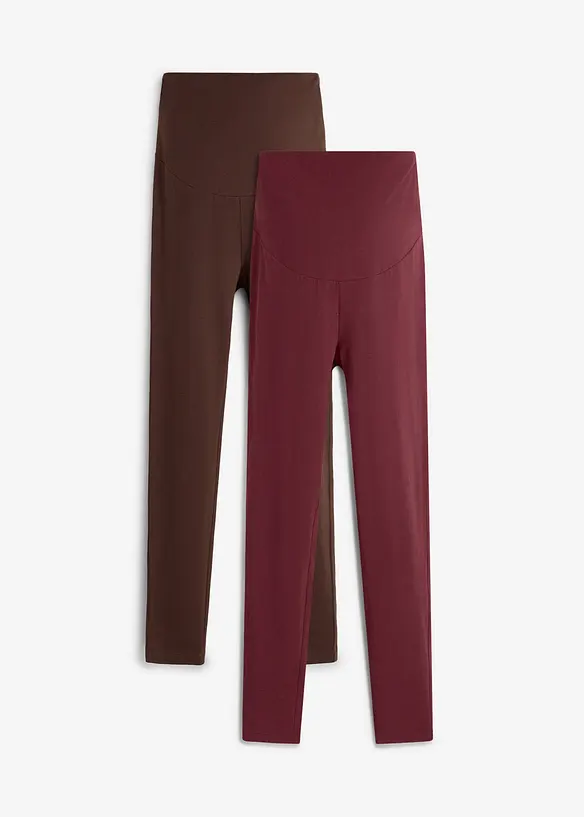 Lot de 2 leggings de grossesse, bonprix
