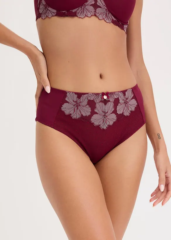 Slip maxi avec broderies, bonprix