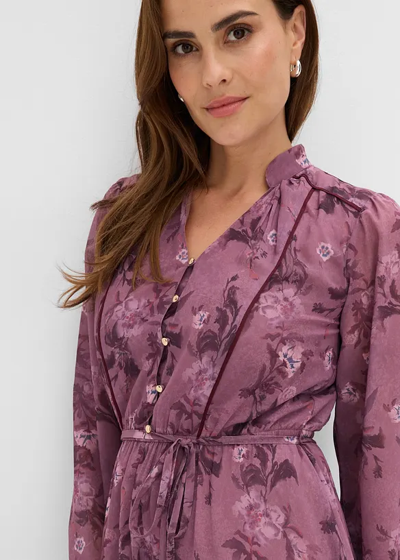 Robe midi en mousseline, bonprix