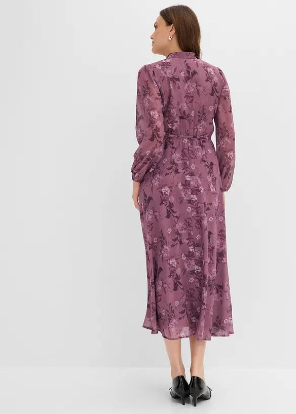 Robe midi en mousseline, bonprix