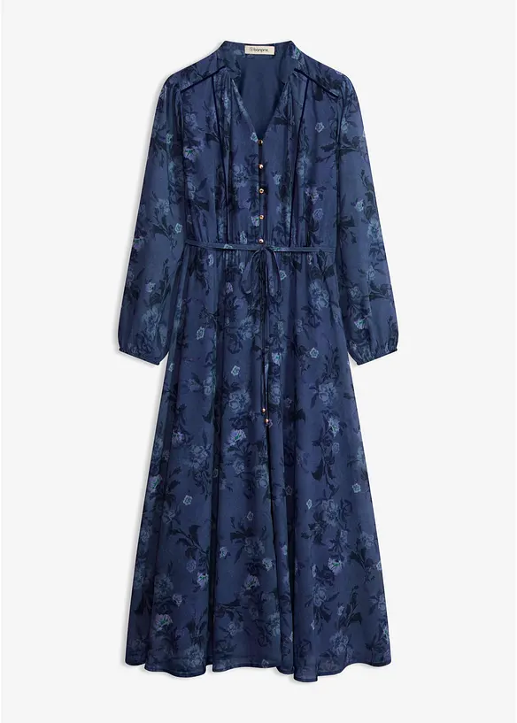 Midi-Chiffonkleid, bonprix
