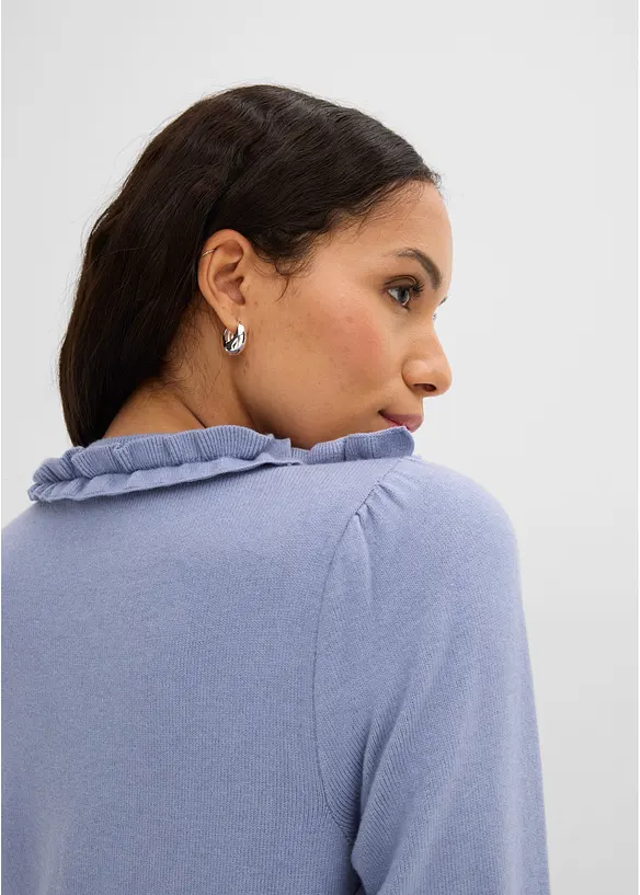 Pullover mit Puff&auml;rmeln, bonprix