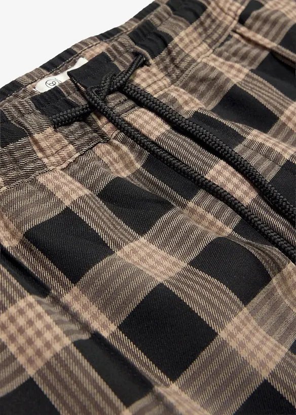 Hose in Wolloptik mit Bequembund, Regular-Fit, bonprix