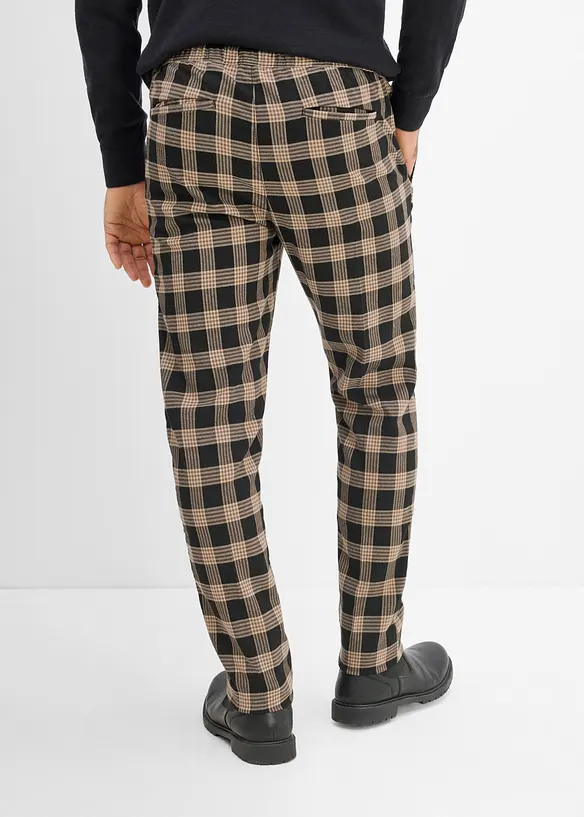 Hose in Wolloptik mit Bequembund, Regular-Fit, bonprix