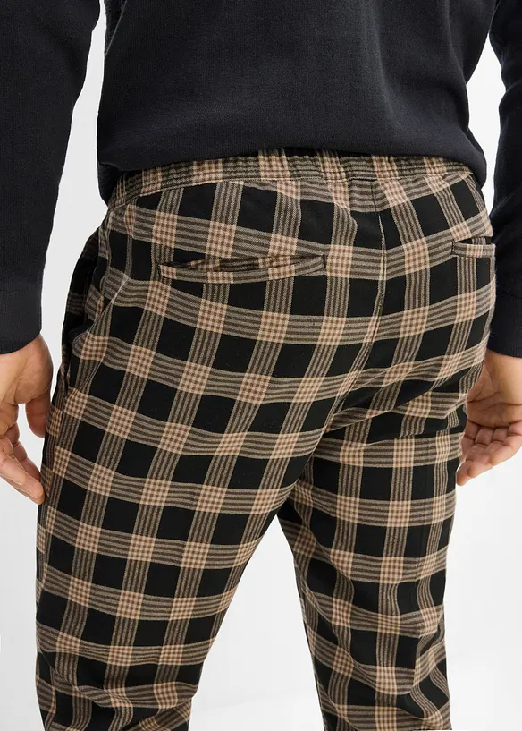 Hose in Wolloptik mit Bequembund, Regular-Fit, bonprix