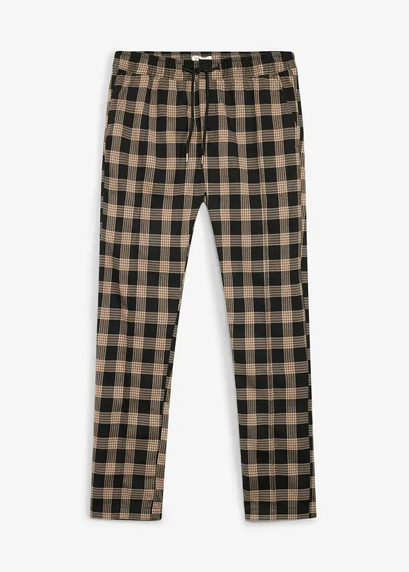 Hose in Wolloptik mit Bequembund, Regular-Fit, bonprix