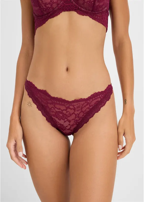 Minislip aus feiner Spitze, bonprix