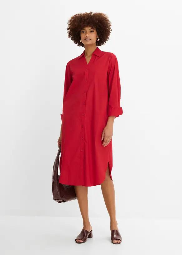Robe-chemise en coton, bonprix