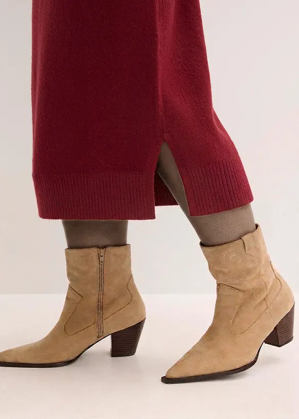 Oversized Strickkleid in Midil&auml;nge, bonprix