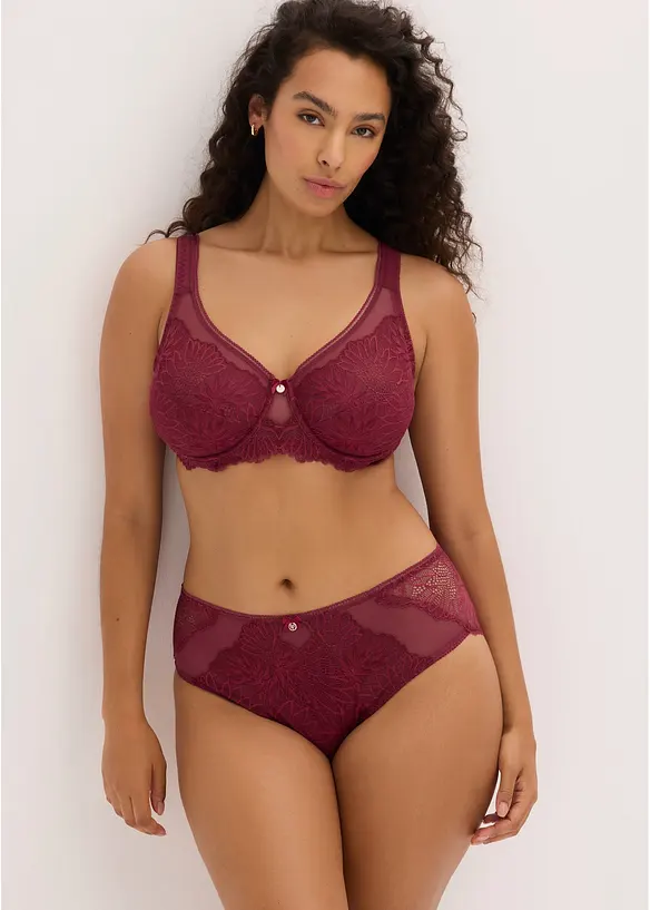 Soutien-gorge minimiseur &agrave; bretelles rembourr&eacute;es, bonprix