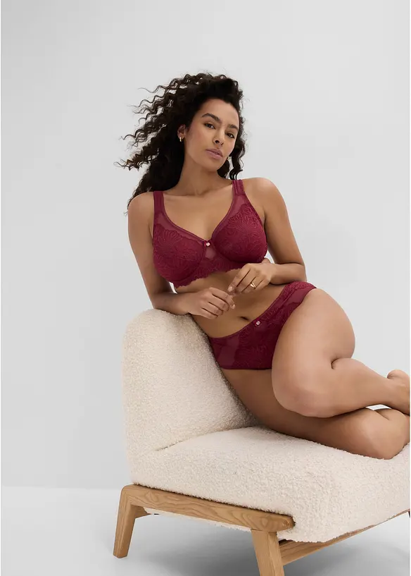 Soutien-gorge minimiseur &agrave; bretelles rembourr&eacute;es, bonprix