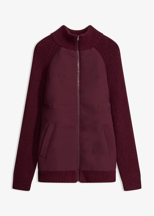 Hybridjacke, Steppjacke mit Strick, bonprix