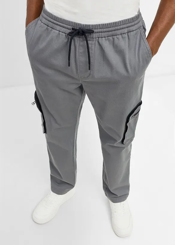 Regular Fit Cargohose mit praktischen Taschen, Straight, bonprix