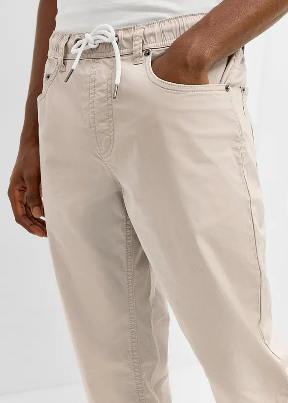 Regular-Fit Stretch-Schlupfhose, Tapered, bonprix
