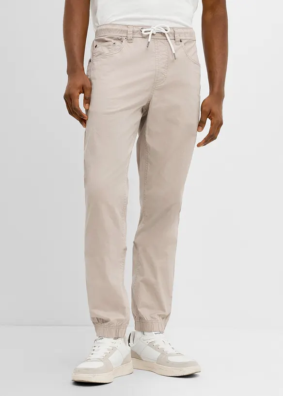 Regular-Fit Stretch-Schlupfhose, Tapered, bonprix