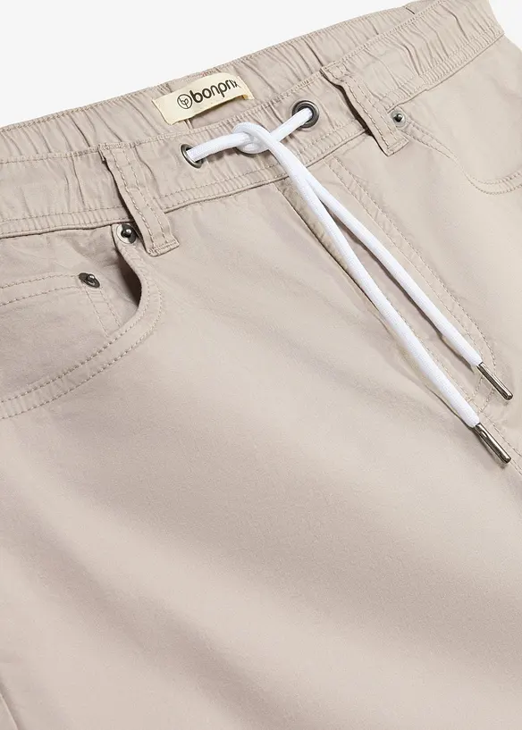 Regular-Fit Stretch-Schlupfhose, Tapered, bonprix