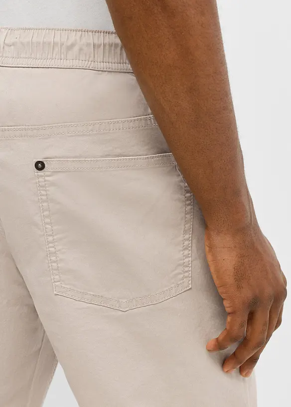 Regular-Fit Stretch-Schlupfhose, Tapered, bonprix