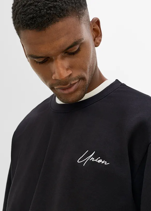 Sweat loose 100% coton, bonprix