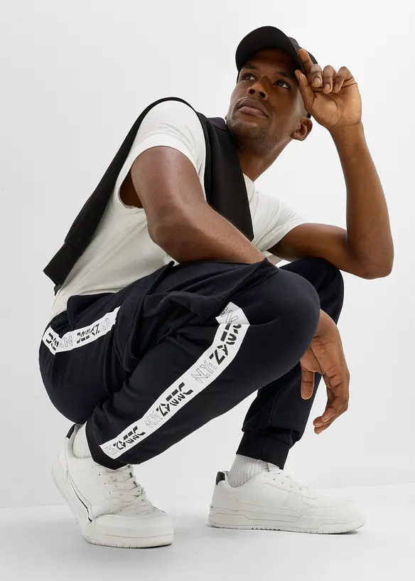Pantalon de jogging 100% coton, bonprix