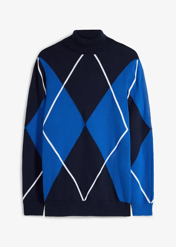 Rollkragenpullover aus reiner Baumwolle, bonprix