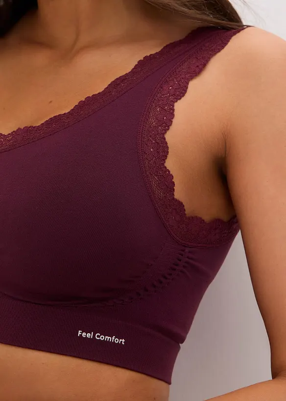 Feel Comfort Seamless Bustier (2er Pack), bonprix
