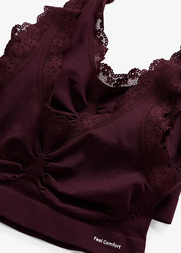 Feel Comfort Seamless Bustier (2er Pack), bonprix
