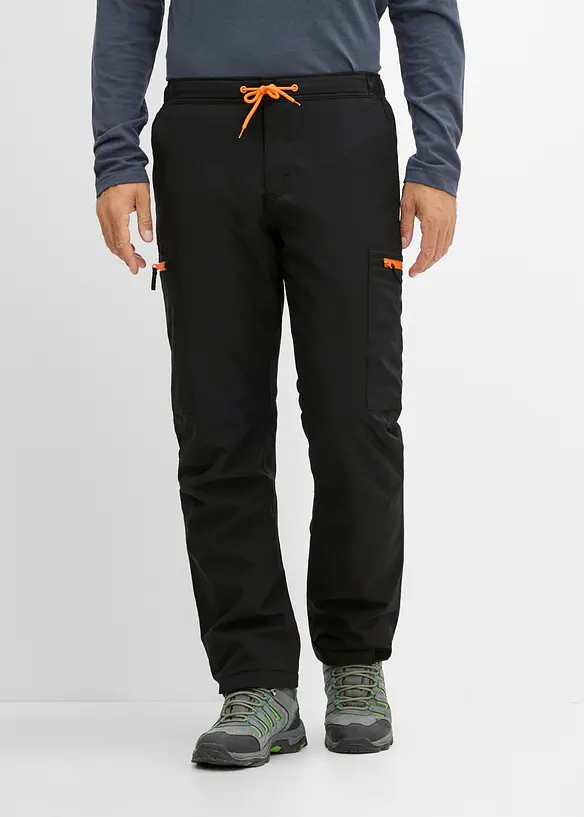 Pantalon cargo imperm&eacute;able et chaud, coupe ample, bonprix