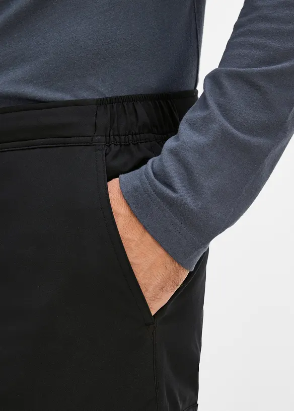 Pantalon cargo imperm&eacute;able et chaud, coupe ample, bonprix