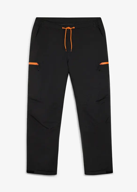 Pantalon cargo imperm&eacute;able et chaud, coupe ample, bonprix