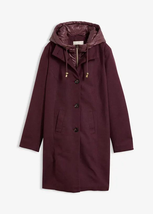 Manteau court d&rsquo;hiver, style 2en1, bonprix