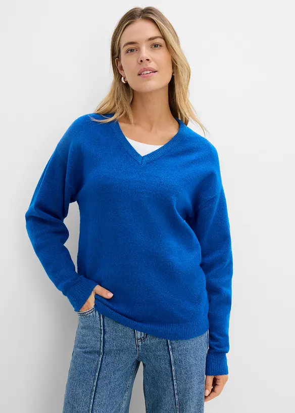 Oversize-Strick-Pullover, bonprix