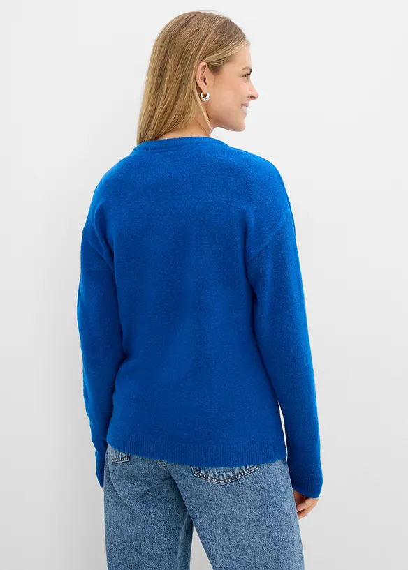 Oversize-Strick-Pullover, bonprix