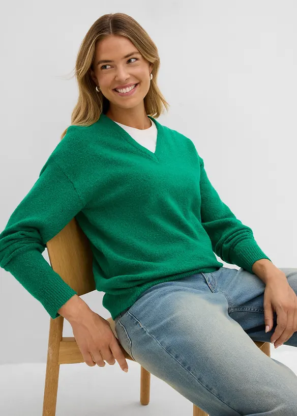 Oversize-Strick-Pullover, bonprix