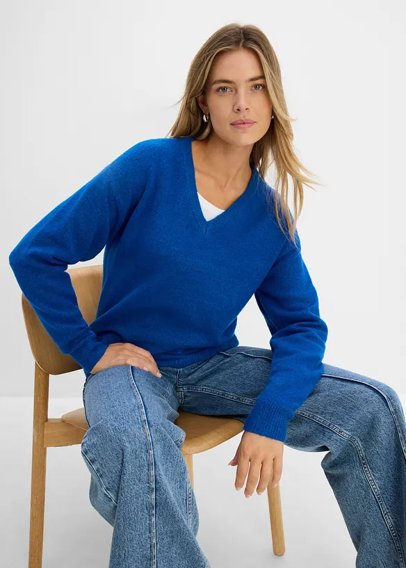 Oversize-Strick-Pullover, bonprix