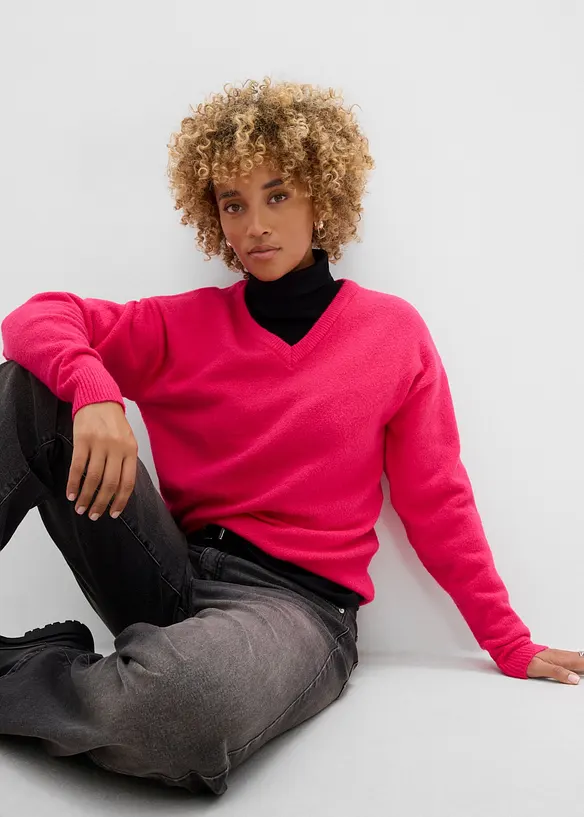 Pull en maille oversize, bonprix