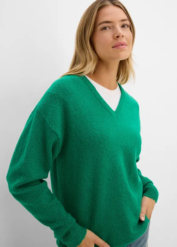 Oversize-Strick-Pullover, bonprix