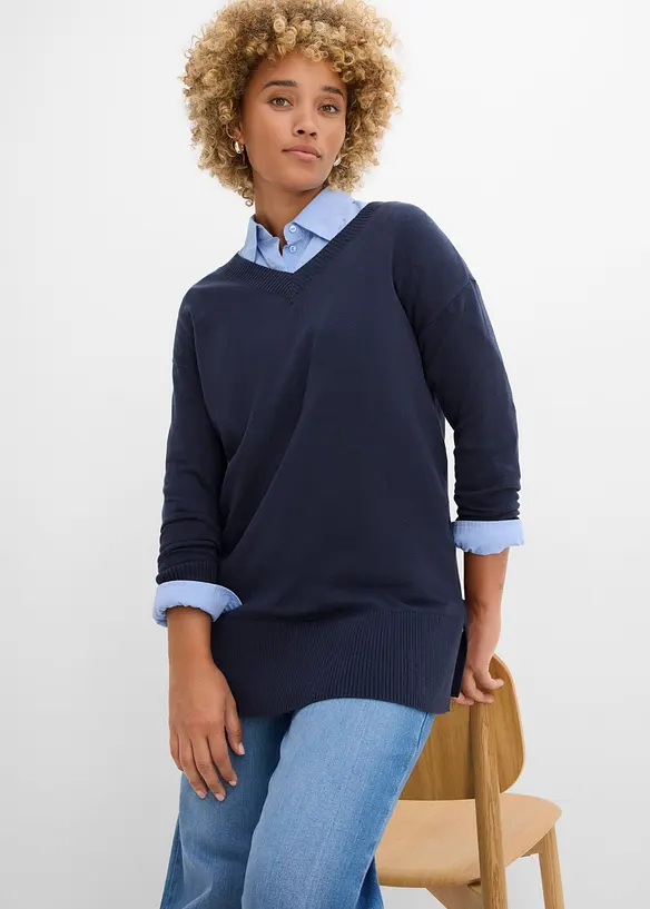 Long-Pullover, bonprix