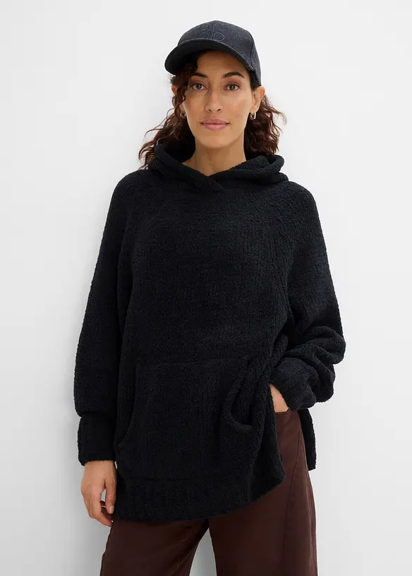 Kapuzenpullover in Teddy-Fleece, bonprix