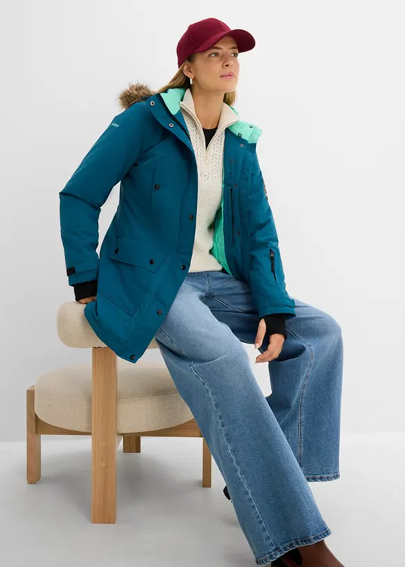 Parka outdoor imperm&eacute;able &agrave; capuche, bonprix