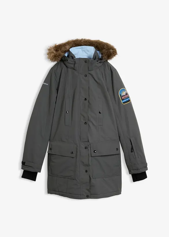 Parka outdoor imperm&eacute;able &agrave; capuche, bonprix