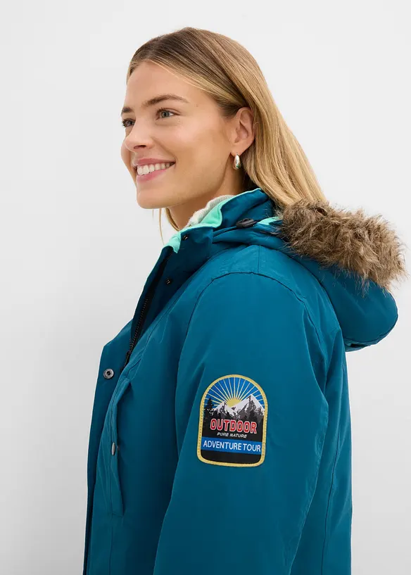 Parka outdoor imperm&eacute;able &agrave; capuche, bonprix